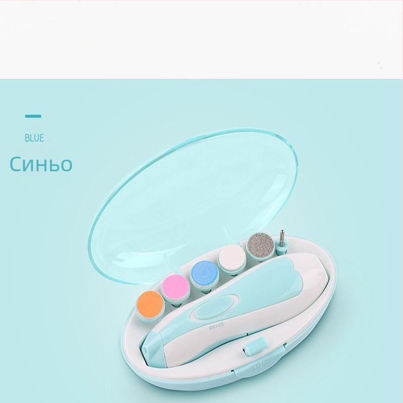 Нокторезачка за новородени Manna, бебешка нокторезачка, маникюрна шлифовъчна машина, тиха, безшумна електрическа нокторезачка