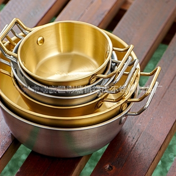 304 неръждаема стомана, външна снежна купа, корейска драма, купа за оризово вино в същия стил, магазин за готвене с дръжка, купа за кимчи, корейска купа за оризово вино