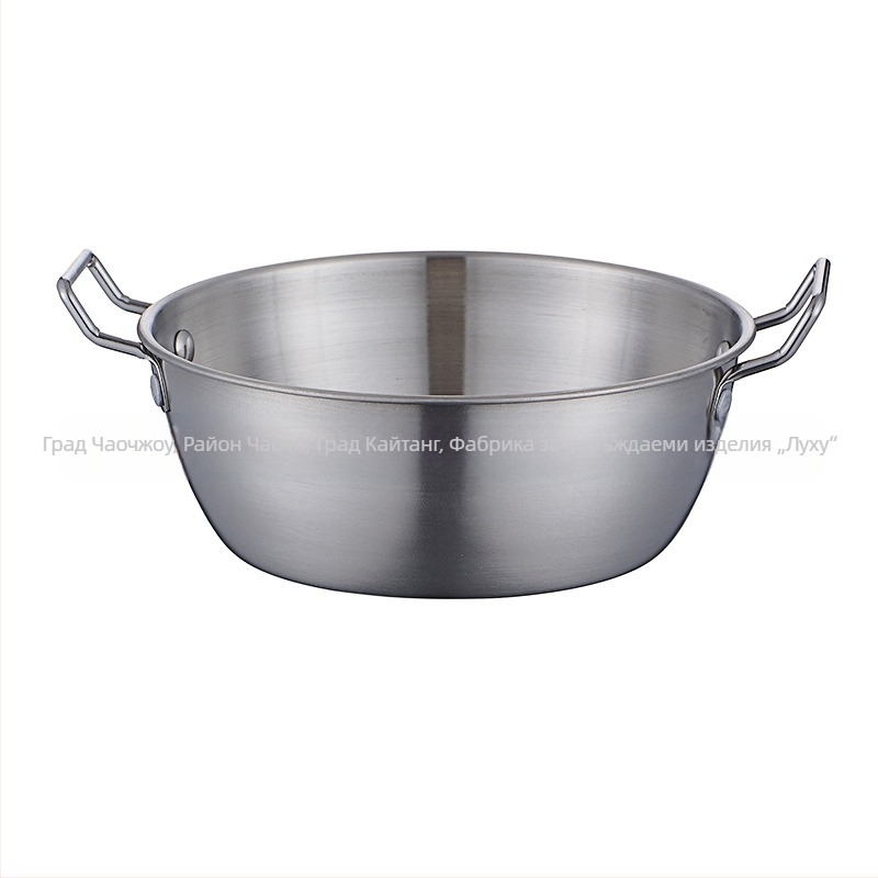 304 неръждаема стомана, външна снежна купа, корейска драма, купа за оризово вино в същия стил, магазин за готвене с дръжка, купа за кимчи, корейска купа за оризово вино