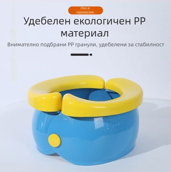 Детска външна сгъваема малка тоалетна табуретка, преносима, детски писоар, мъжка и женска, бебешка тоалетна за пътуване в кола