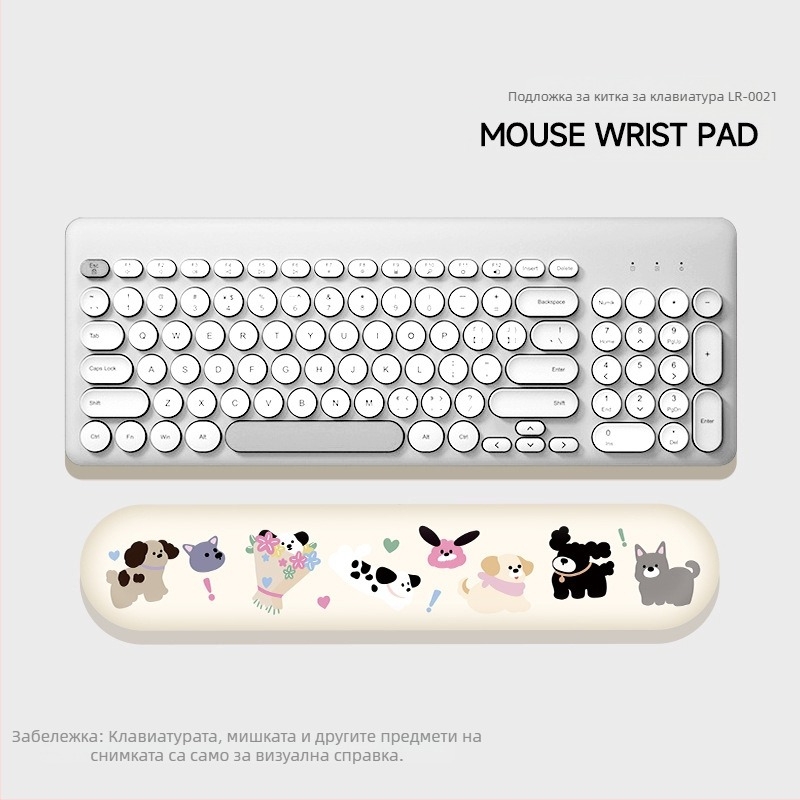 Подложка за мишка с маслена картина на Моне, Спящ лотос, подложка за китката, поддръжка за ръка, подложка за клавиатура, подложка за мишка за мъжка и женска китка, офис