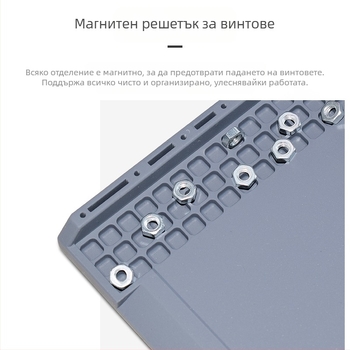 Работна маса за ремонт на компютърни и мобилни телефони с магнитна топлоизолационна подложка, силиконова, устойчива на висока температура, подложка за маса за заваряване с пистолет за горещ въздух