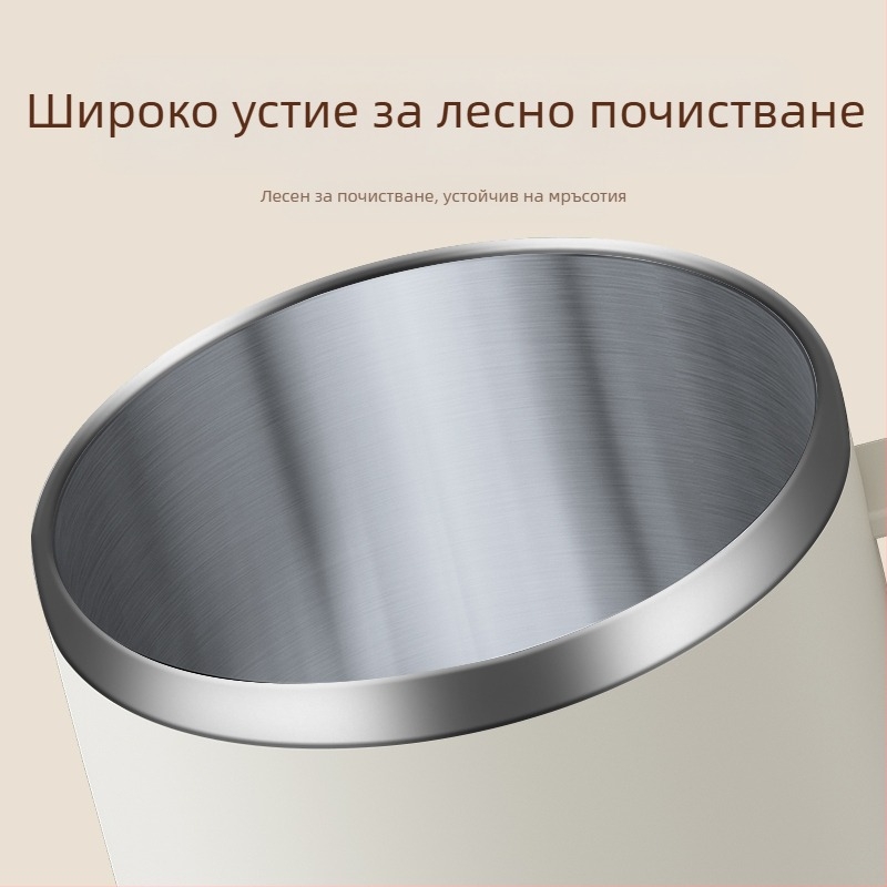 Специална чаша за накисване на овесени ядки, чаша за закуска с мляко, халба, чаша за кафе от неръждаема стомана 304, нова чаша за жени, мъже