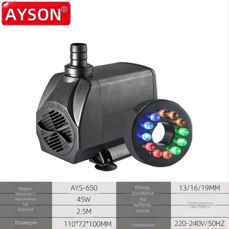 110V/220V осветен фонтан за занаяти, алпинеум, циркулационна помпа за течаща вода, САЩ/Европа/Великобритания/Австралия, доставка от Amazon