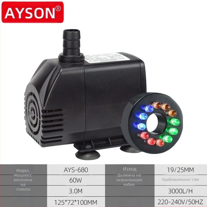 110V/220V осветен фонтан за занаяти, алпинеум, циркулационна помпа за течаща вода, САЩ/Европа/Великобритания/Австралия, доставка от Amazon