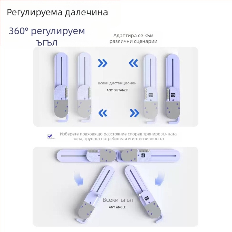 Многофункционална дъска за коремни мускули в стил TikTok, фитнес дъска с коремно колело и автоматичен отскок