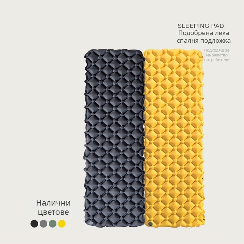 Фабрична наличност надуваема постелка за спане на открито къмпинг матрак къмпинг палатка постелка за спане TPU ултра лека надуваема постелка влагоустойчива постелка