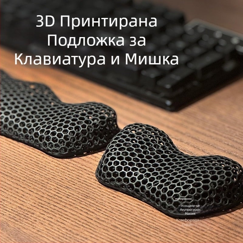 Трансгранична 3D печатаща клавиатура, ръчна клавиатура, подложка за мишка, механична клавиатура, ръчна подложка за китката, подложка за китката, подложка за китката