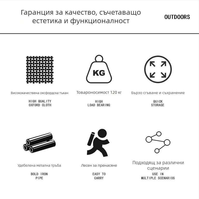 Чен Му, сгъваем стол за открито, подлакътник, облегалка, риболов, къмпинг, пикник, плажен стол, преносим, с висока товароносимост, трансгранични експлозии