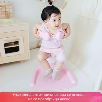 Вертикален душ за бебета, стояща вана за бебета, артефакт, противопадаща и противоплъзгаща се рамка за измиване на дупето на малко дете