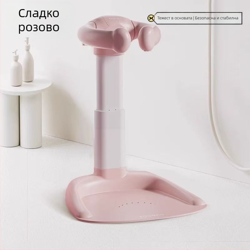 Вертикален душ за бебета, стояща вана за бебета, артефакт, противопадаща и противоплъзгаща се рамка за измиване на дупето на малко дете