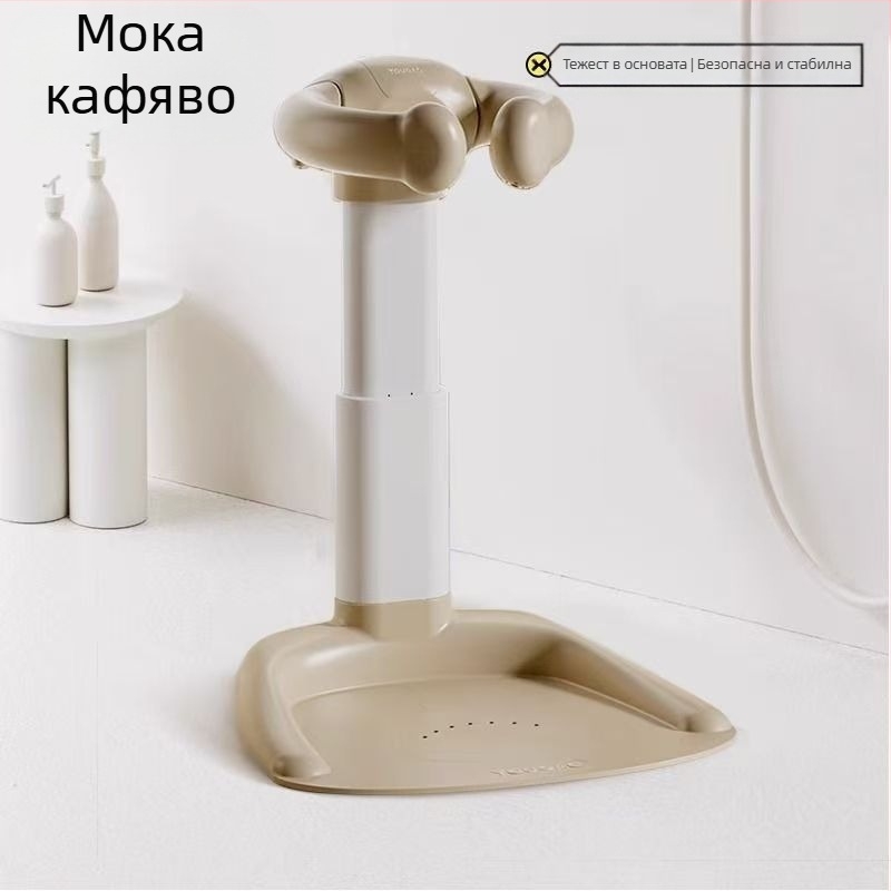 Вертикален душ за бебета, стояща вана за бебета, артефакт, противопадаща и противоплъзгаща се рамка за измиване на дупето на малко дете