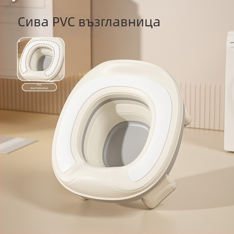 Бебешка преносима тоалетна чиния за външна употреба, бебешка кола, аварийна мобилна тоалетна, преносима детска сгъваема тоалетна