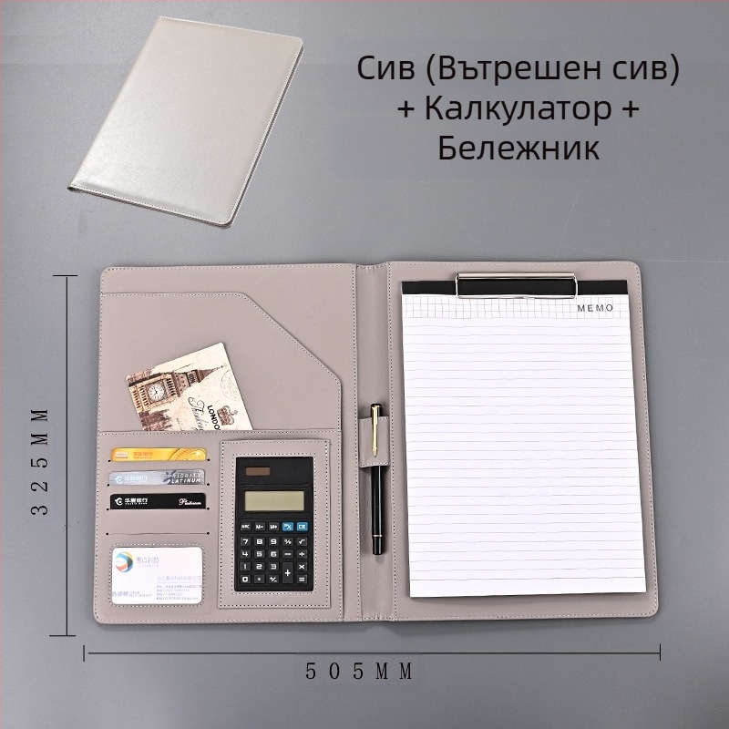 Многофункционален бизнес офис A4 папка табло с данни щипка кожена щипка договор за продажба този разговор един мениджър щипка място