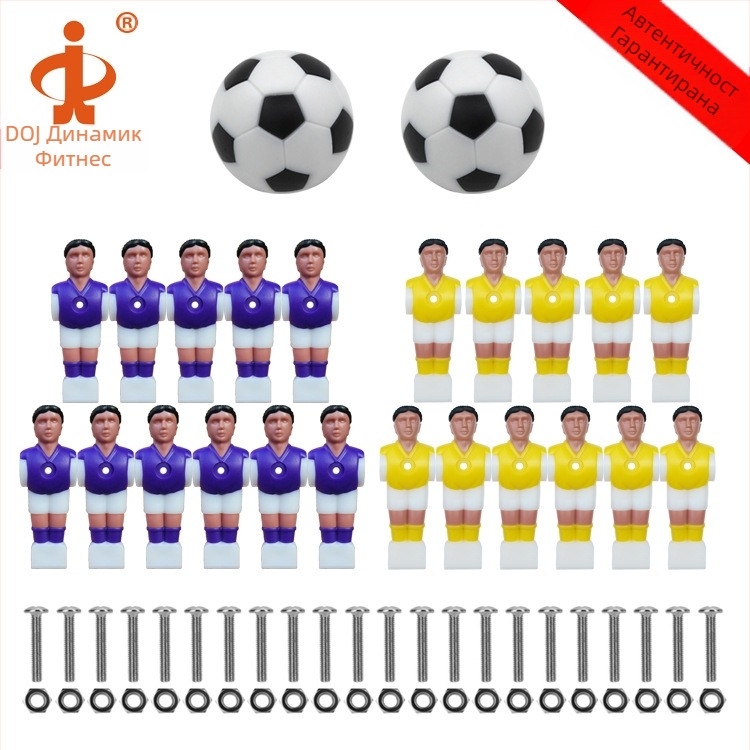 Аксесоари за машина за футбол на маса Dynamic Health, футболна машина Little Man Doll 1.4 м, комплект аксесоари за футбол Bobby