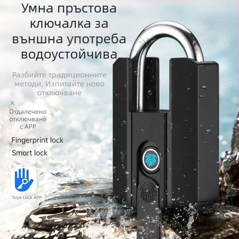 Катинар за пръстови отпечатъци на открито за съхранение Източник Производител Директни продажби Bluetooth заключване с пръстови отпечатъци Катинар за пръстови отпечатъци