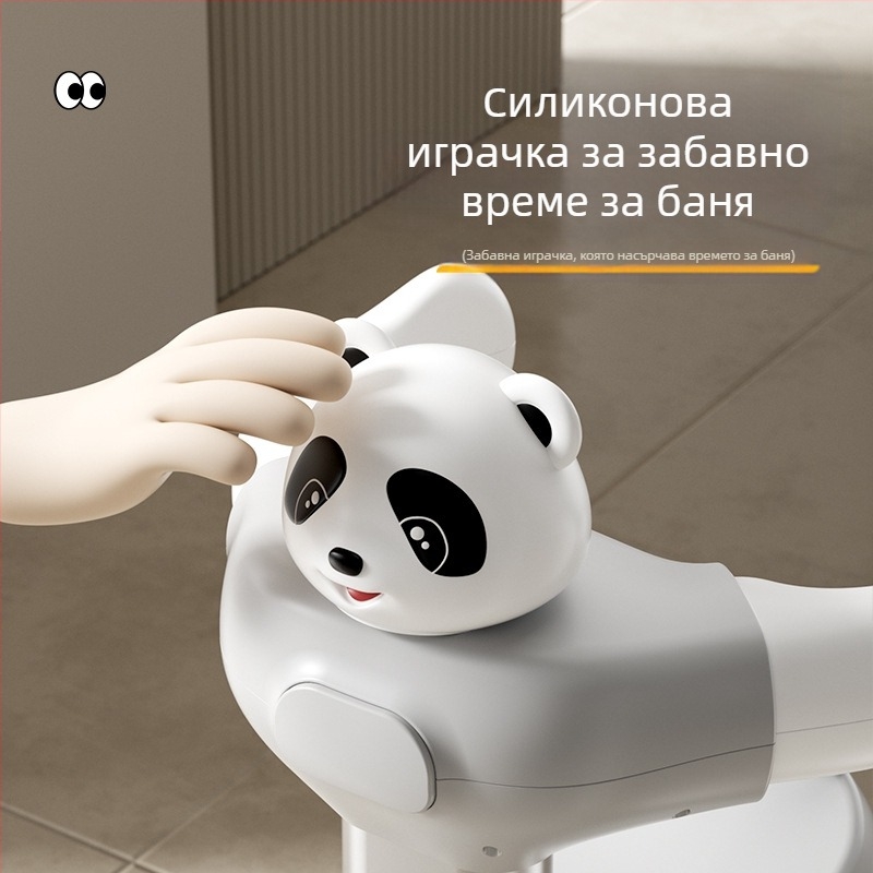 Стояща стойка за бебешка вана, регулируема стойка за вана, сгъваема детска стойка за вана, която може да стои и да седи