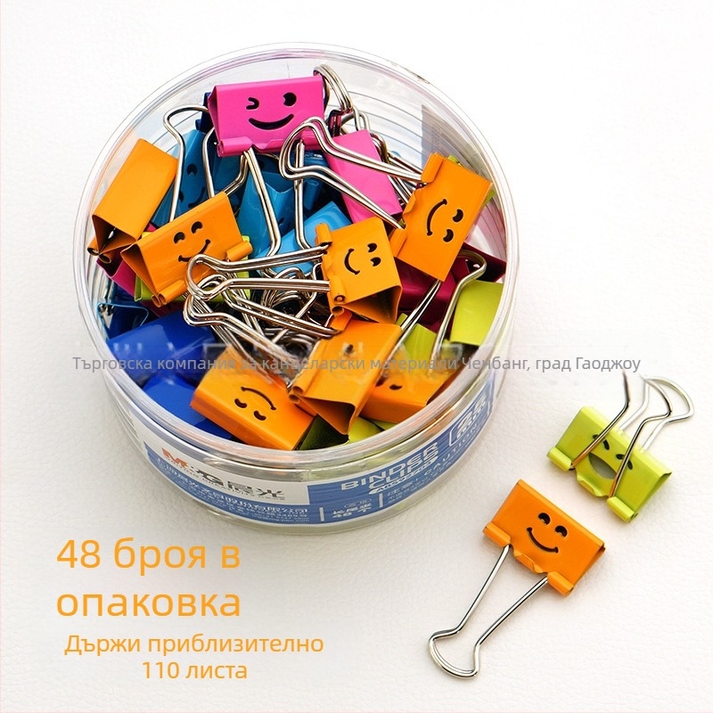 Chenguang канцеларски материали цветна щипка с дълга опашка, голяма тестова щипка 25 мм, малка метална щипка за пилешка опашка, малка щипка