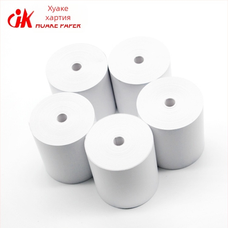 Термохартия за касови апарати 5730-5740-5750, касова бележка от супермаркет 8060, хартия за печат на кухненска опашка, малка черна тръбичка на едро