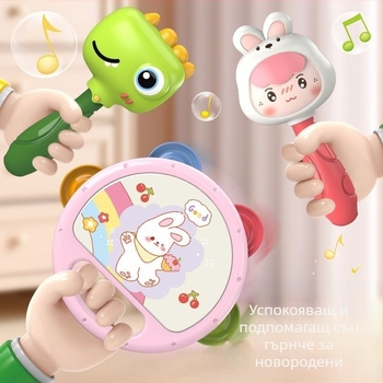 Трансгранични детски ръкопляскания, дайре, пясъчен чук, момчета и момичета, обучение за концентрация, интелектуално развитие, дрънкалка за мозъка, играчки за ранно образование