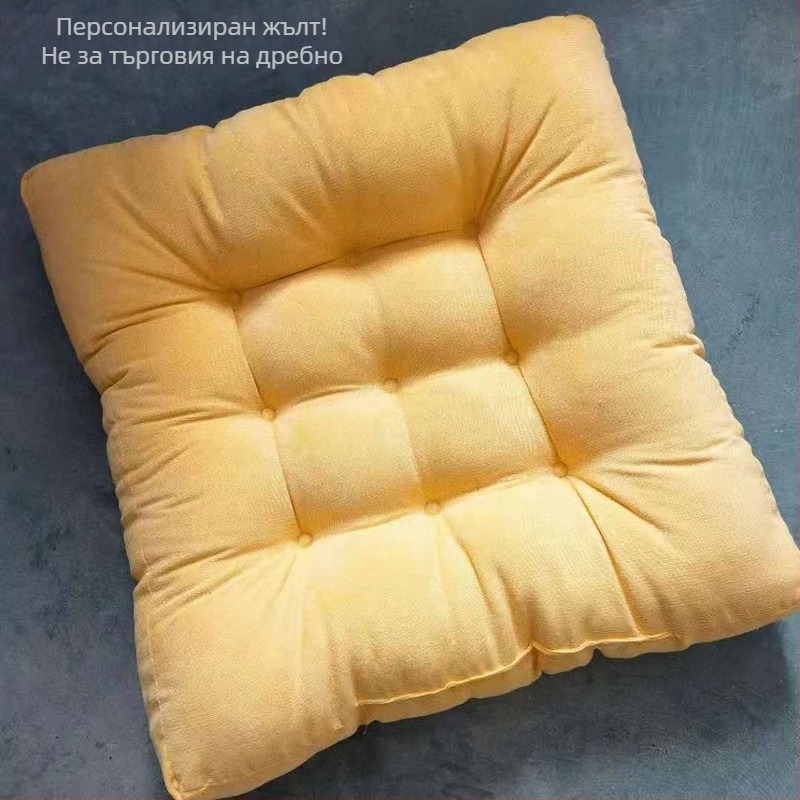 Кадифена татами възглавница, плюшена подова възглавница за еркер, възглавница за балконска седалка за йога с ханш, седалка за еркер