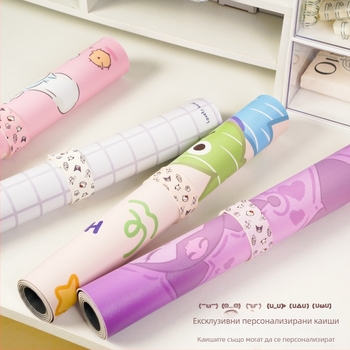 Подложка за масичка за защита на очите, Sanrio Cartoon Student Desk Desk, Подложка за бюро за писане, Подложка за маса за общежитие, Подложка за учебна маса за офис компютър, Подложка за маса
