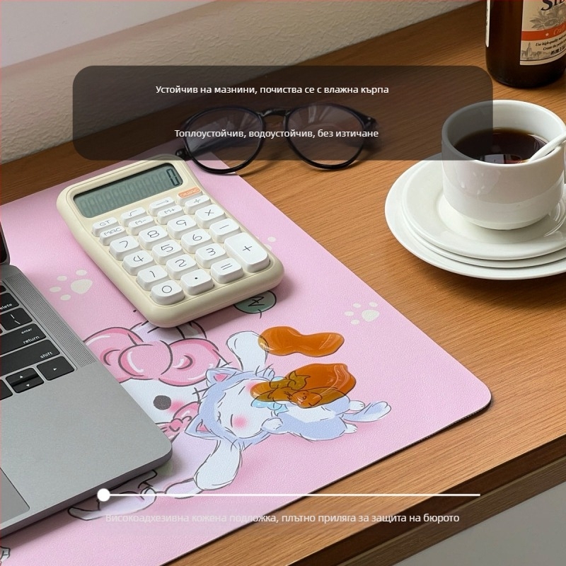 Подложка за масичка за защита на очите, Sanrio Cartoon Student Desk Desk, Подложка за бюро за писане, Подложка за маса за общежитие, Подложка за учебна маса за офис компютър, Подложка за маса