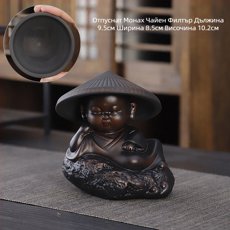 Лилав керамичен комплект за кунг-фу чай, костюм, ретро домакински прост капак за чайник, купа, аксесоари за комплект за чай, висок цвят, стойност, ръчен подарък