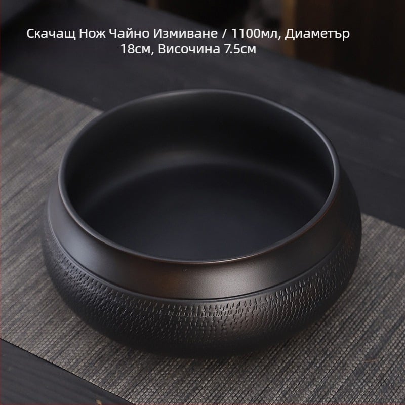 Лилав керамичен комплект за кунг-фу чай, костюм, ретро домакински прост капак за чайник, купа, аксесоари за комплект за чай, висок цвят, стойност, ръчен подарък