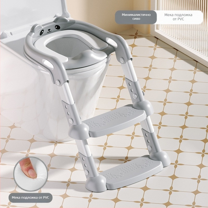 Детска тоалетна помощна табуретка, стълбищна тоалетна, предучилищна табуретка за крака, бебешка тоалетна, преносима тоалетна стълба
