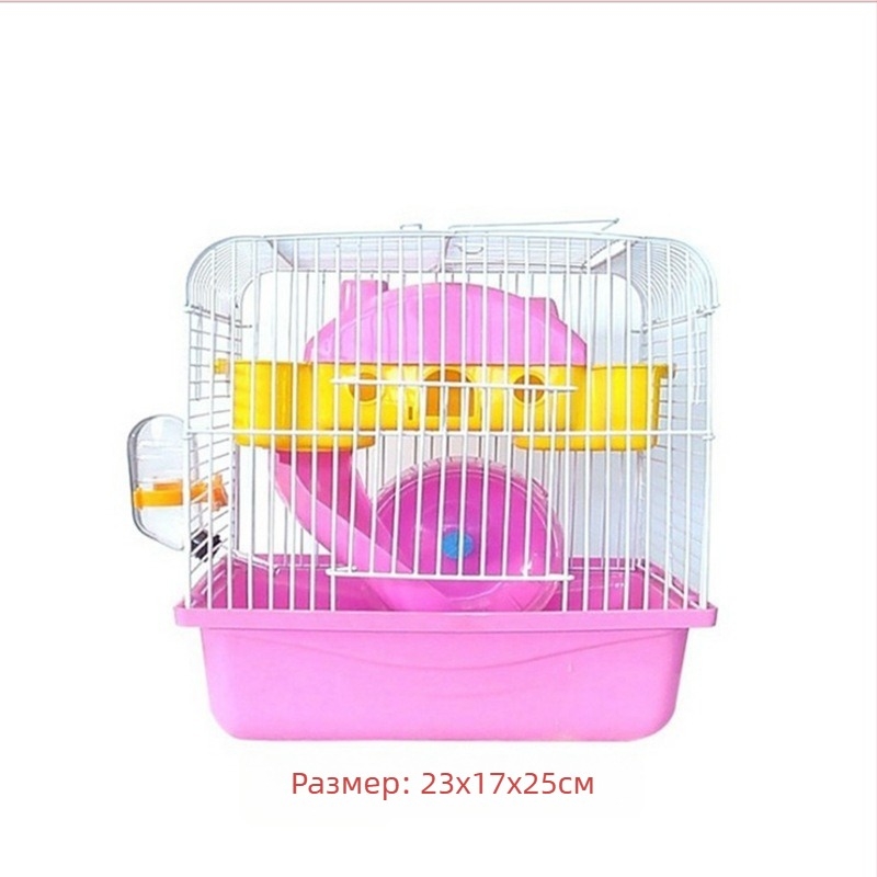 Фабрични продажби Комплект за клетка за хамстери Пълно гнездо Двойна клетка Голяма вила Малък замък Малка градина