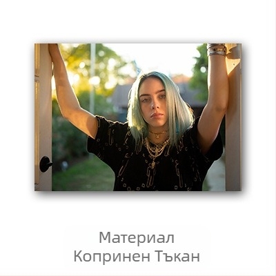Aliexpress трансграничен плакат на знаменитост Били Айлиш, стенопис с европейски и американски герой Били Айлиш за спалня и хол