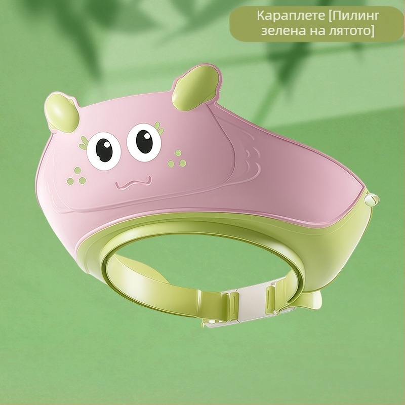 Бебешки шампоан артефакт детска водозадържаща шапка бебешка шапка за вана душ детска шапка за миене на коса водоустойчива защита за уши капачка за вода