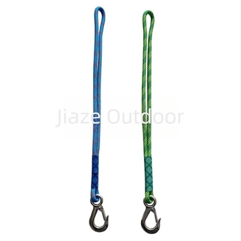 Външна тежкотоварна кука за връзване на люлка с въже за връзване на хамак, висящ стол, колан за свързване на йога хамак, висящо въже