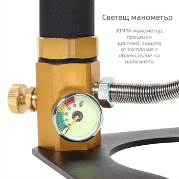 DIDEEP помпа за високо налягане от неръждаема стомана 30MPA 4500psi 40MPA 6000psi тристепенна ръчна