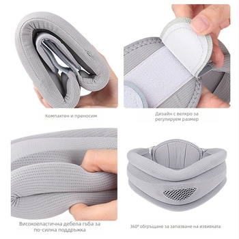 Нова вратна скоба, офисна с накланяне напред, против извиване, дишаща вратна скоба за дома, регулируема опорна вратна скоба