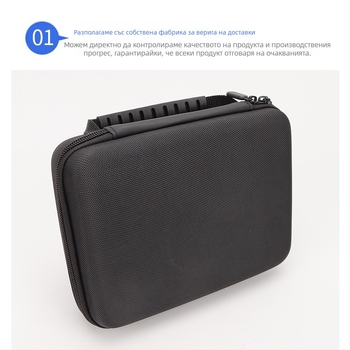 Преносима чанта за съхранение на часовници Eva Travel, 6 слота за карти, удароустойчива, противо падане, противо налягане, преносима, подаръчна