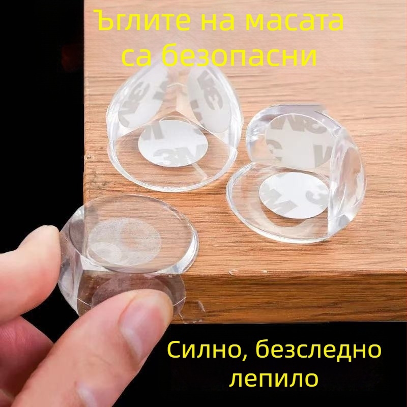 Противосблъсъчна стъклена защита за детски ъгли, против сблъсък, силиконов ъгъл за маса, прозрачен прозорец против сблъсък, вътрешен прозорец, против сблъсък