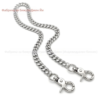 Европейска и американска модна личност хип-хоп шлифовъчна верига титаниева стоманена верига локомотивна верига панталони верига ins вятърна декорация мъжка верига на едро