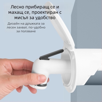 Мини душ дюза за яхта, водоспестяващ душ под налягане, модифицирани аксесоари за открито, ABS дюза