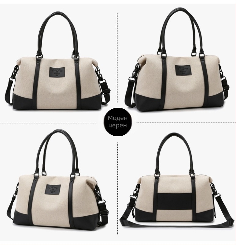 Модна спортна чанта за фитнес, чанта с голям капацитет за пътуване, чанта за през рамо, чанта за пътуване на къси разстояния, чанта за плуване и йога