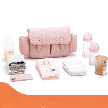 2025 Трансгранична преносима чанта за съхранение на бебешка количка за новородено, голям капацитет, многофункционална партида