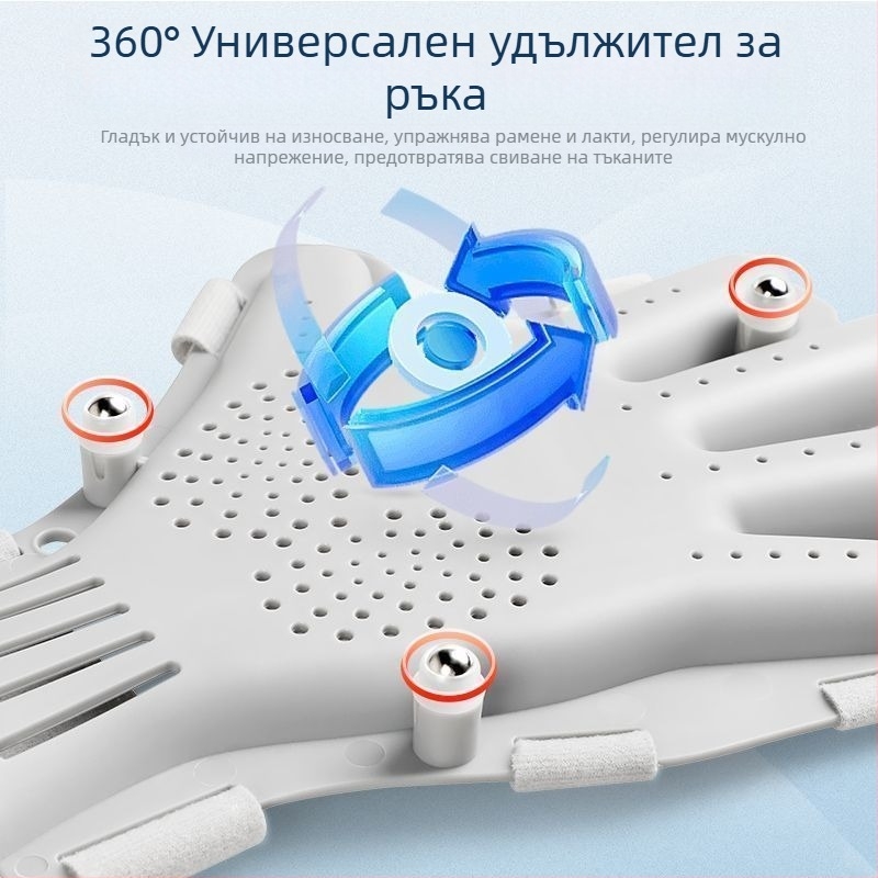 Медицинска ортеза за обучение на пръсти с разделяне на пръсти, инсулт, хемиплегия, рехабилитационна поддръжка за пръсти с фиксиран протектор за рехабилитация на едро