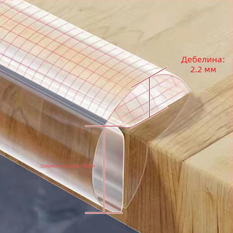 Прозрачна лента против сблъсък, защитна лента за ръбове на маса, домакинска лента за изстискване на ръбове на масички за кафе, детска паста против сблъсък, бебешка силиконова мека защитна лента