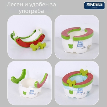 Детска преносима сгъваема тоалетна Xinbeile за кола, спешна дамска бебешка тоалетна, пътна тоалетна за писоар