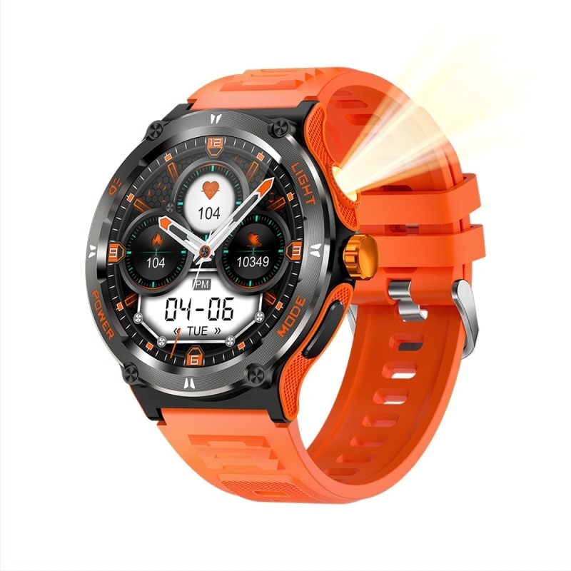 Нов трансграничен смарт часовник KT70 със супер ясен екран 360*360 пиксела, пулс, кръв, кислород, кръвно налягане 1,53 инча