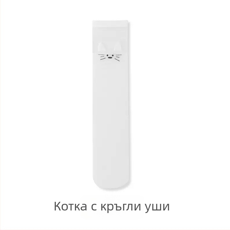 Детски чорапи, летни тънки чорапи за момичета със средна дължина, чорапи за момичета тип „куче“, чорапогащник над коляното, чорапи против комари