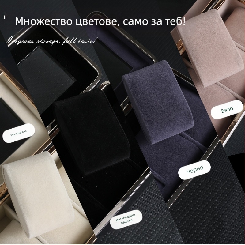 Кутия за часовници, нова кутия за съхранение на шестцифрени часовници, кутия за колекция от часовници от висок клас, кутия за домашно показване на часовници