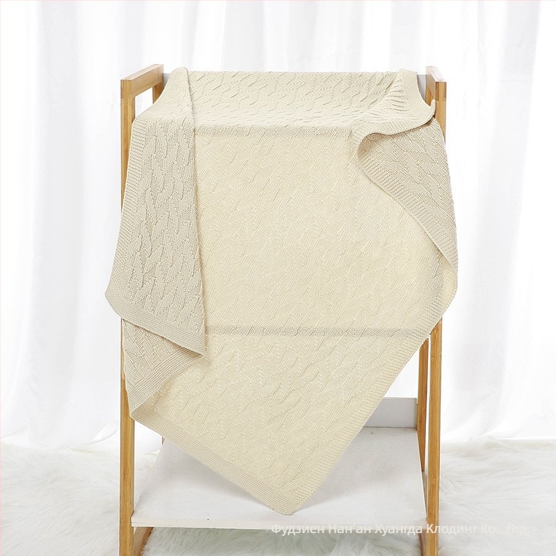 Най-продавано бебешко одеяло за ранна есен, ново бебе, плетено, едноцветно, детско, просто одеяло, одеяло с климатик за бебе