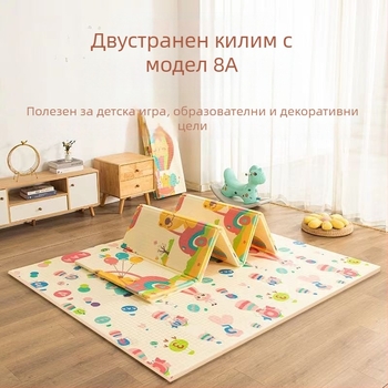 Бебешка постелка за пълзене, удебелена, сгъваема, за дома, за детска стая, за бебе, без мирис